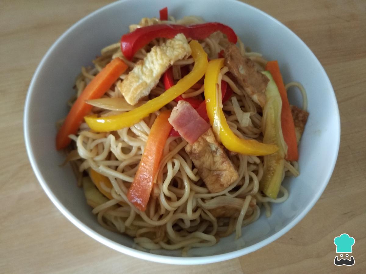 Recette de nouilles chinoises trois délices