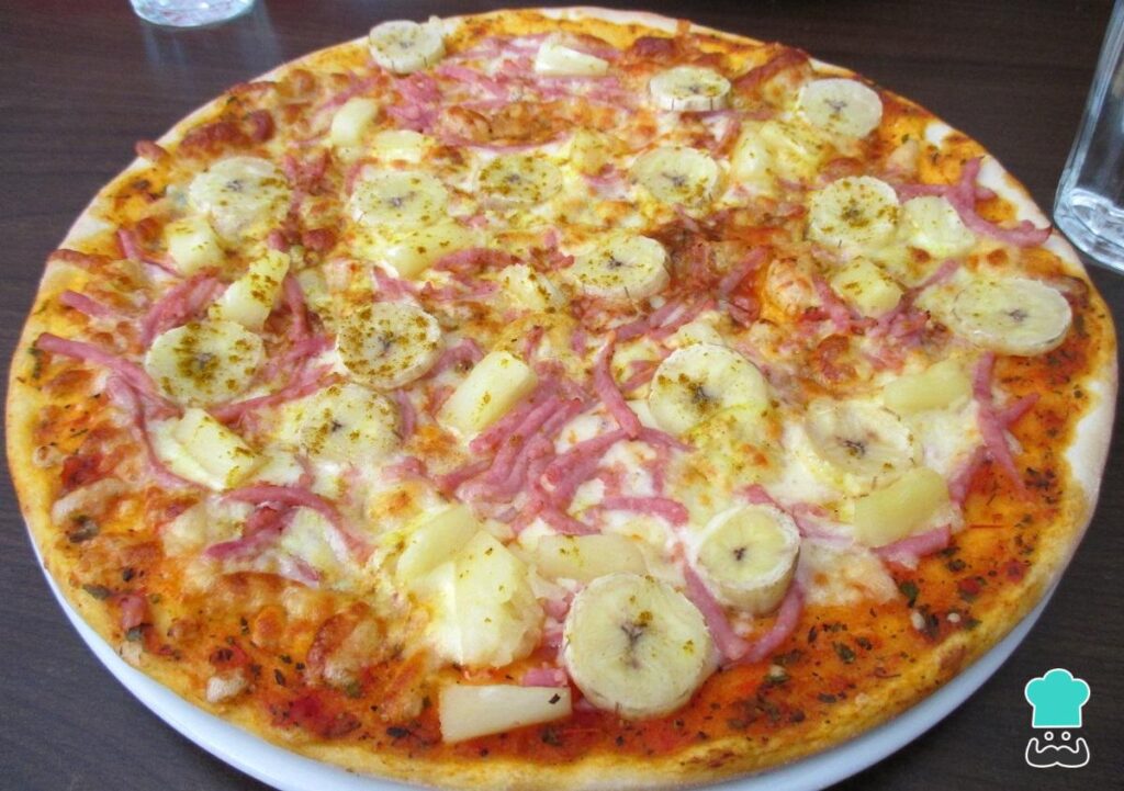 Recette de pizza hawaïenne à la banane
