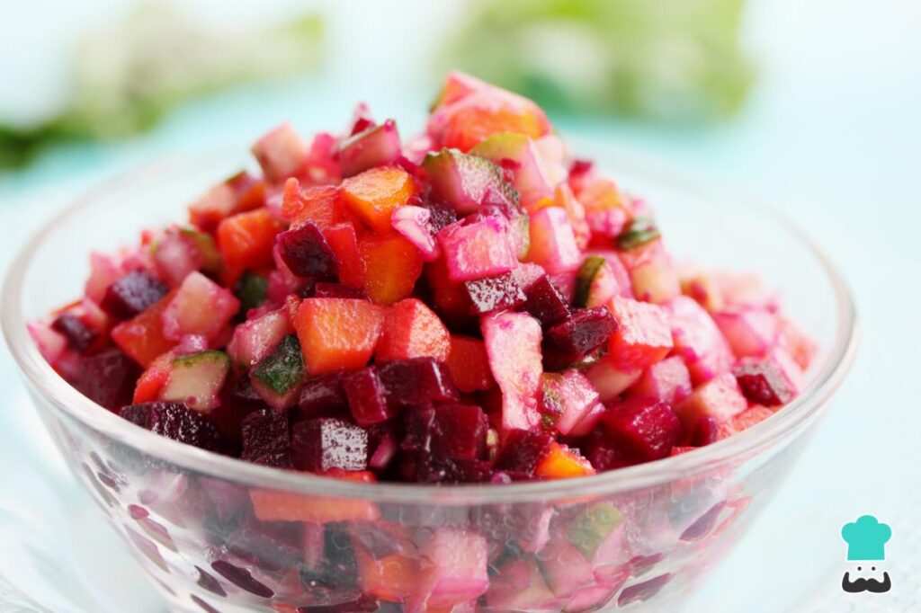 Recette de salade de Noël aux betteraves sucrées (ou betteraves cuites)