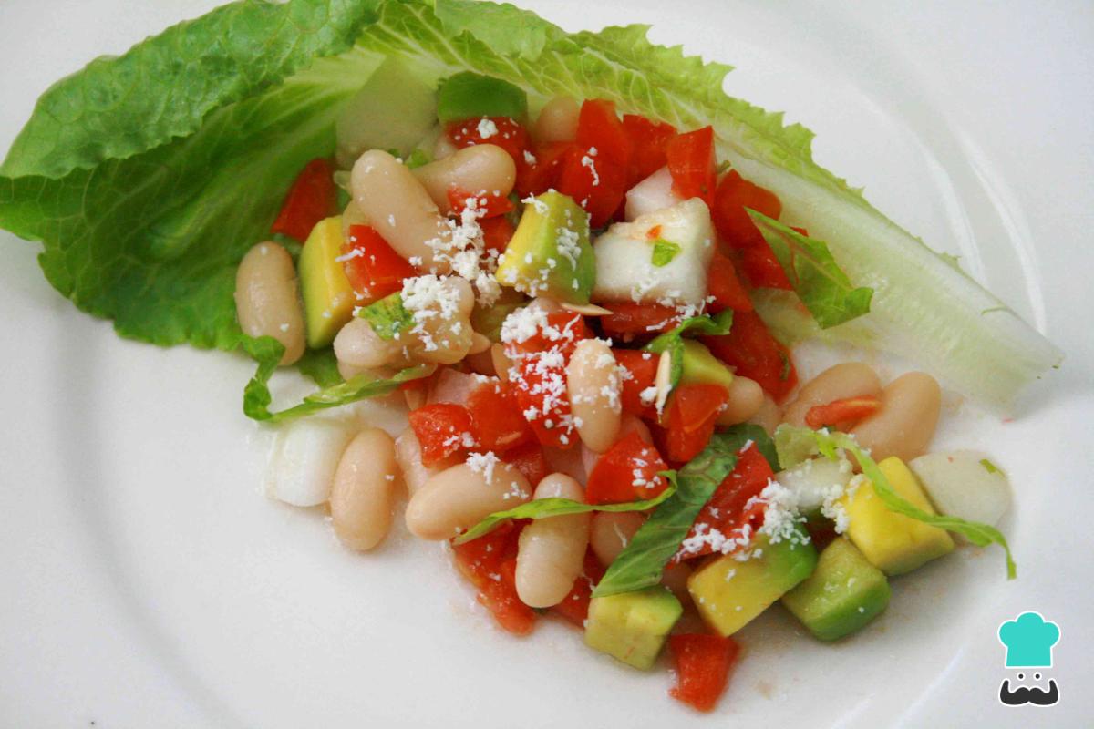 Recette de salade de haricots à l'avocat