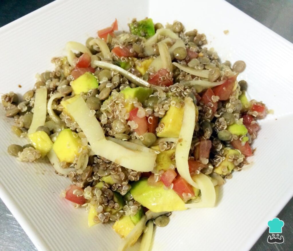 Recette de salade de lentilles et quinoa