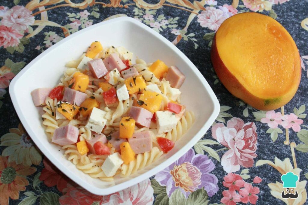 Recette de salade de pâtes à la mangue