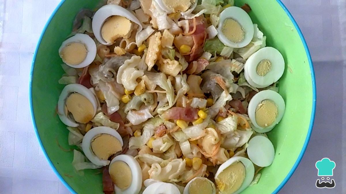 Recette de salade de pâtes à la sauce César