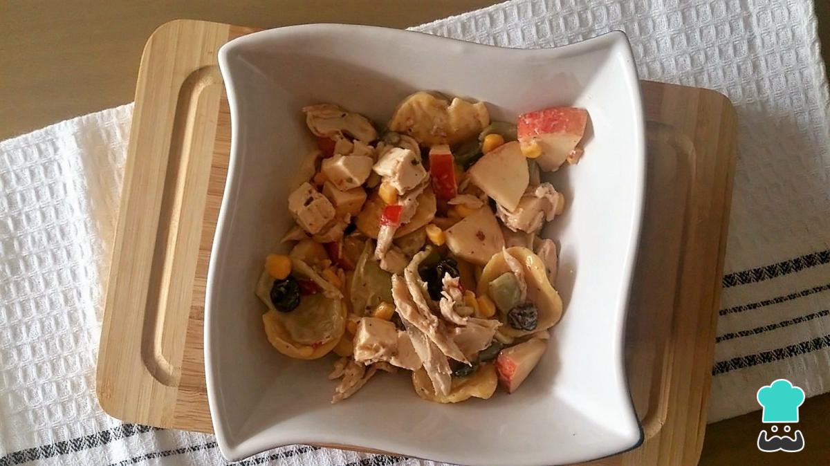 Recette de salade de pâtes au poulet rôti
