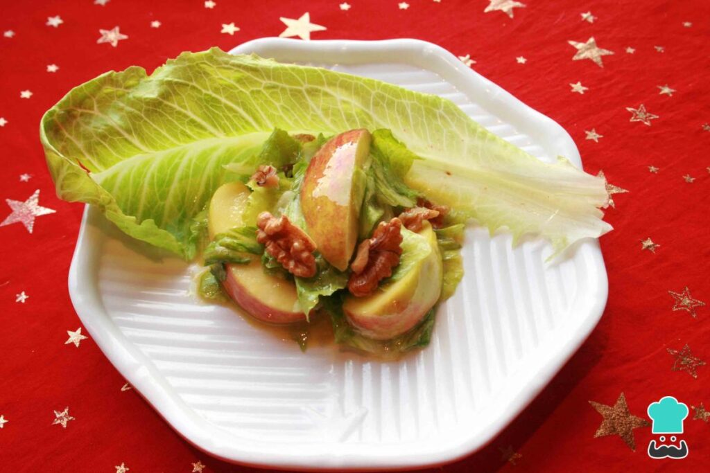 Recette de salade de pommes et de laitue