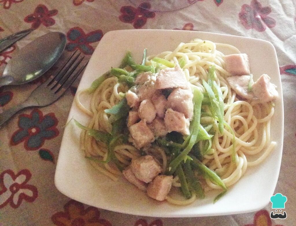 Recette de spaghettis génois