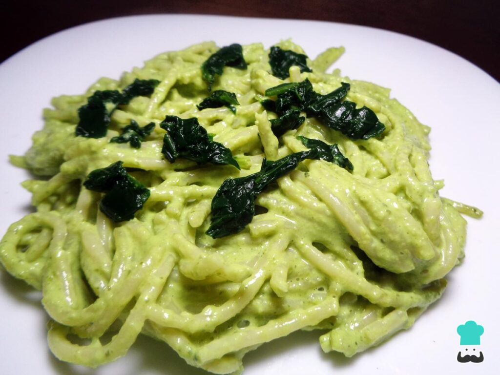 Recette de spaghettis verts aux épinards