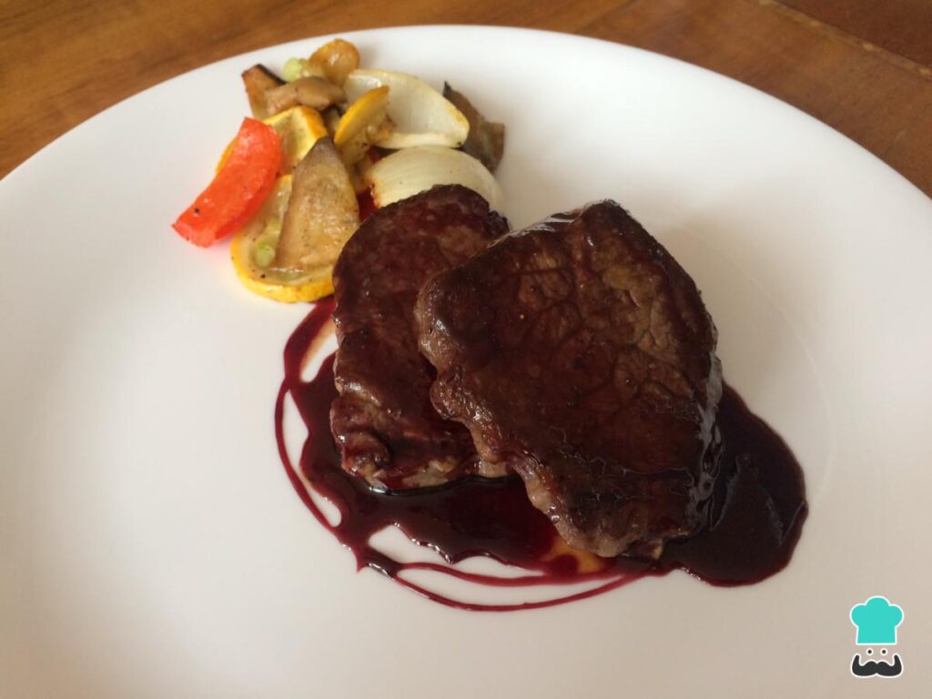 Recette de surlonge avec réduction de vin