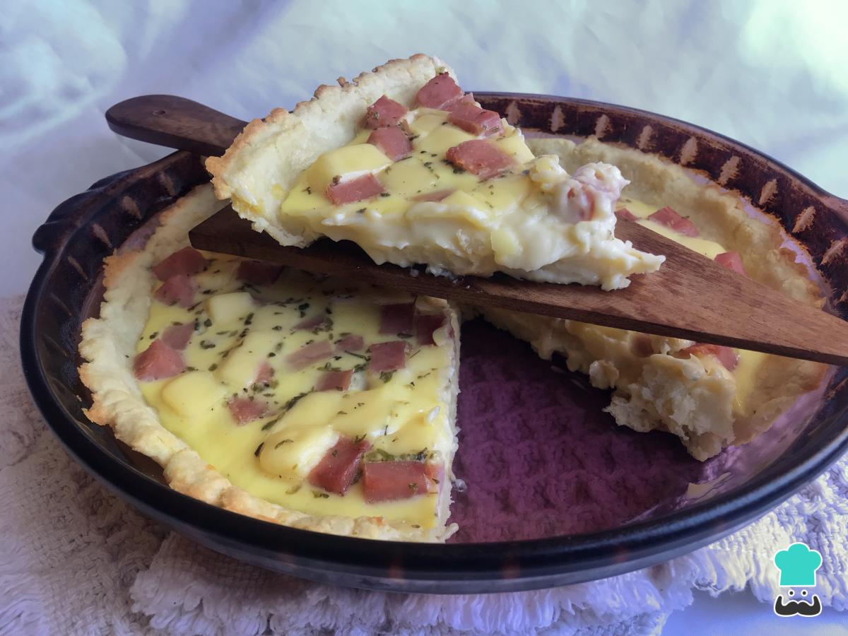 Recette de tarte au jambon et au fromage