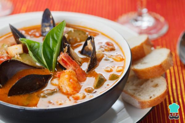 recette de bouillon de fruits de mer