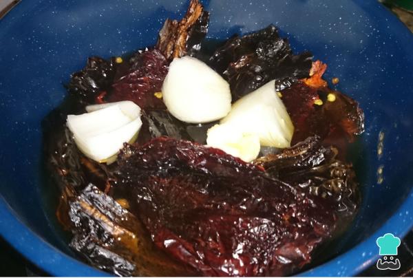 Steak de porc au Pasilla Chili Recette - Étape 2