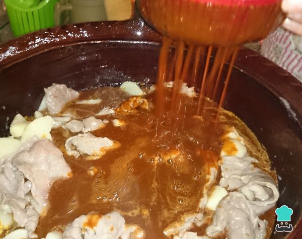 Recette de Steak de porc au Pasilla Chili - Étape 5