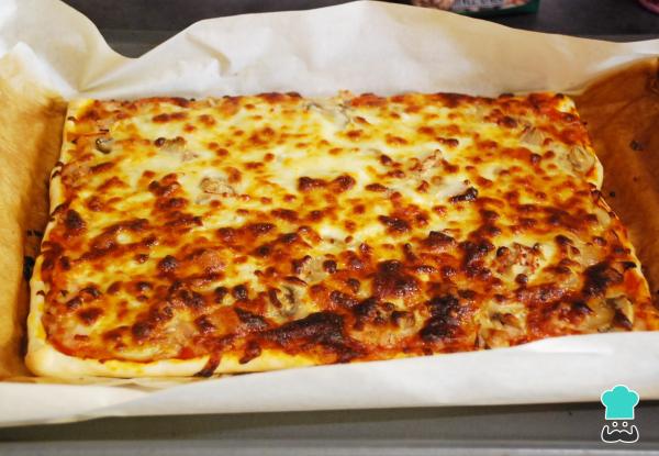 Recette de pizza au thon et jambon d'York - Étape 7