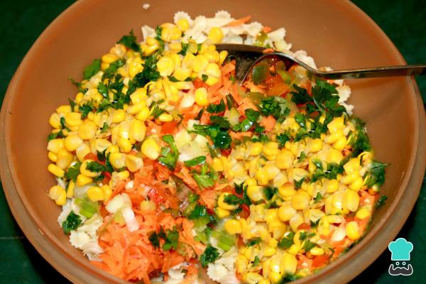 Recette de salade de pâtes au thon et au fromage - Étape 6