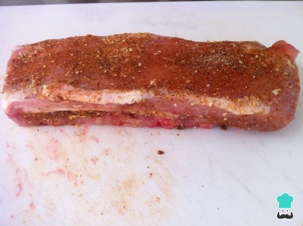 Recette de côtes de porc au four à l'américaine - Étape 2