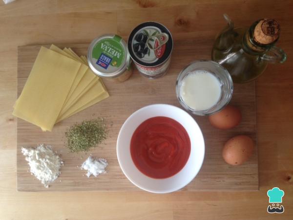 Recette de Lasagne au thon et aux œufs - Étape 1