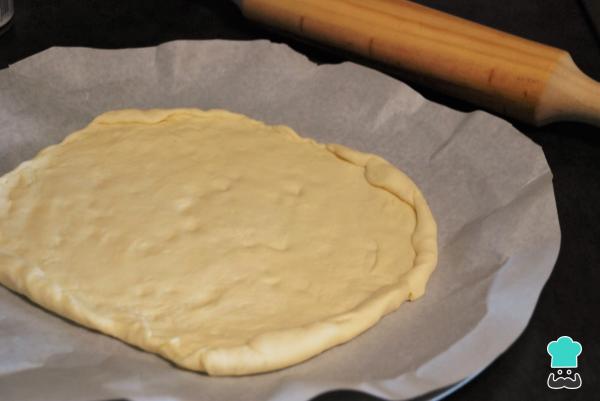 Recette de pizza aux champignons et bacon - Étape 1