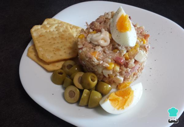 Recette de Salade de Riz au Thon et Œuf - Étape 8