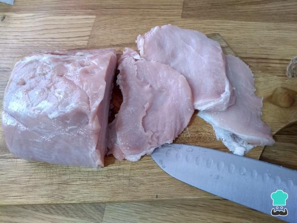 Recette de longe de porc grillée - Étape 1