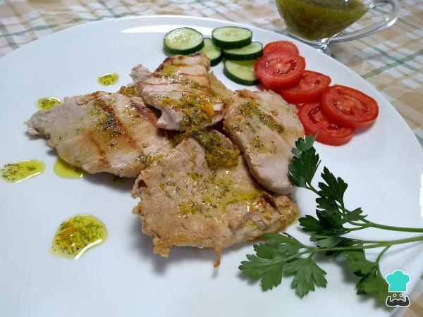 Recette de longe de porc grillée - Étape 3