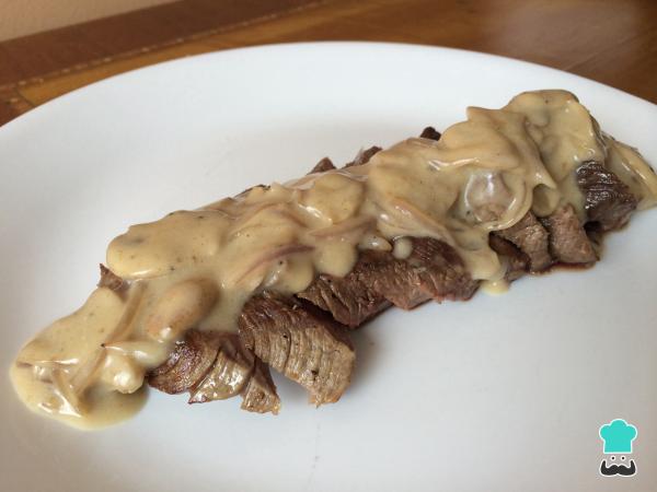 Recette de steak sauce aux champignons - Étape 7