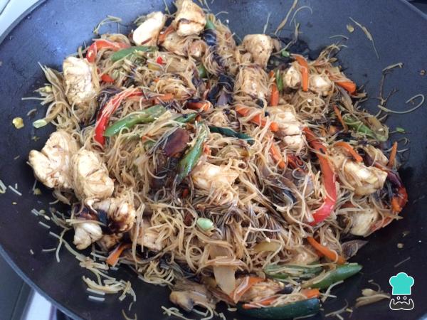 Recette de nouilles de riz à la sauce Teriyaki - Étape 7