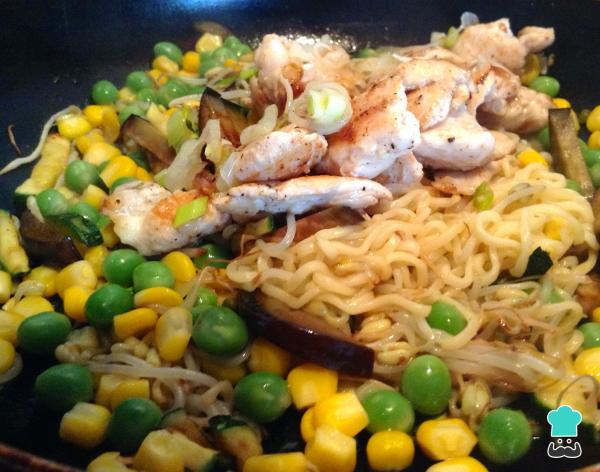 Recette de poulet Yakisoba – Étape 10