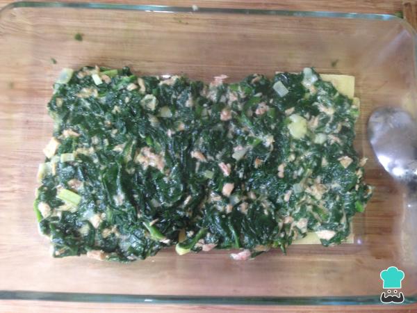 Recette de Lasagne au thon et aux épinards - Étape 6