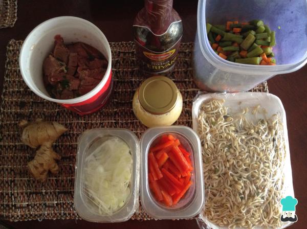 Recette de Longe de bœuf à la sauce Teriyaki - Étape 1