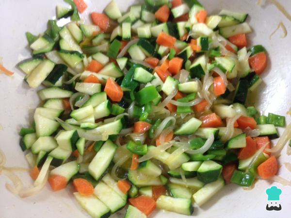 Recette de Fusilli au thon et légumes - Étape 3