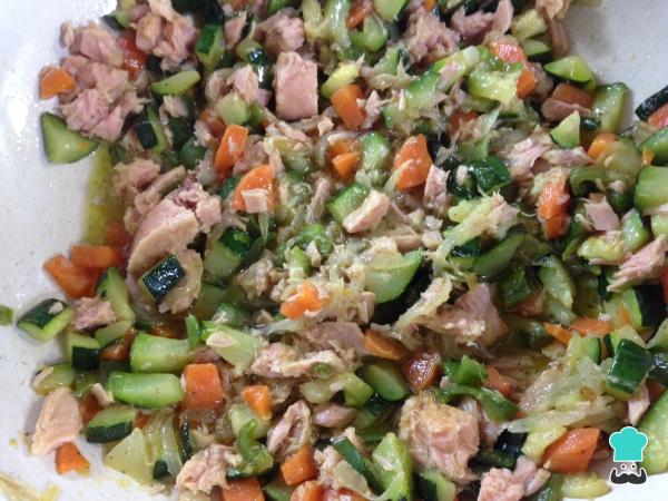 Recette de Fusilli au Thon et Légumes - Étape 4