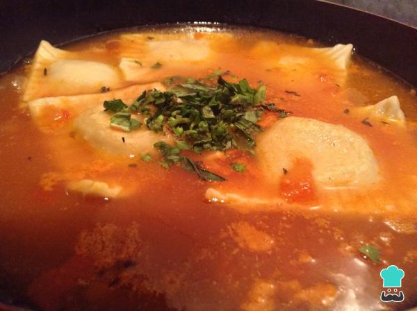 Recette de Raviolis aux Champignons et Sauce Tomate - Étape 7