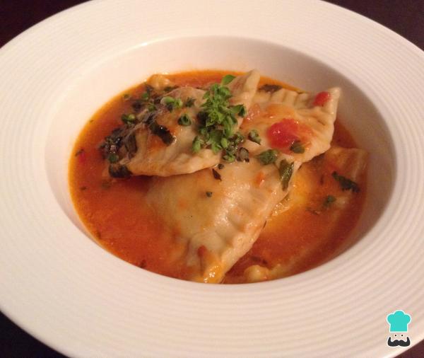 Recette de Raviolis aux Champignons et Sauce Tomate - Étape 8