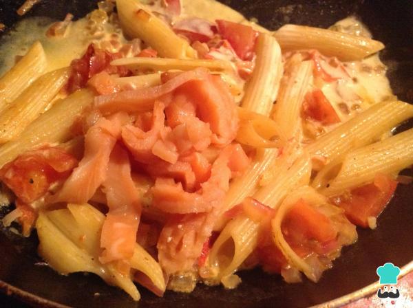 Recette de Penne à la Vodka et au Saumon - Étape 6