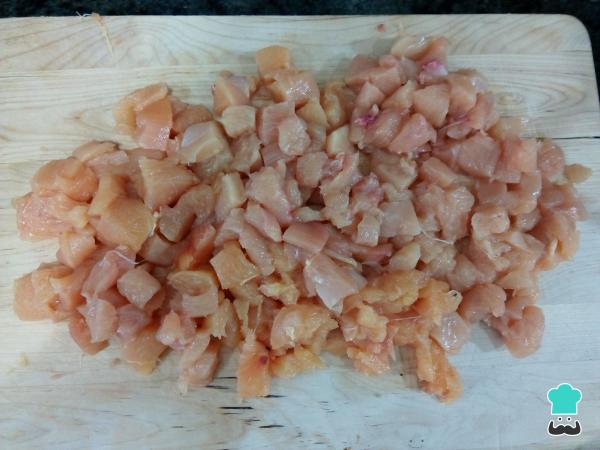 Recette de salade de pâtes au poulet et mayonnaise - Étape 2