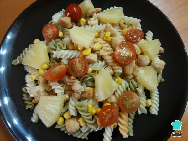 Recette de salade de pâtes au poulet et à l'ananas - Étape 7