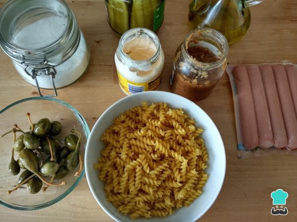 Recette de salade de pâtes allemande - Étape 1