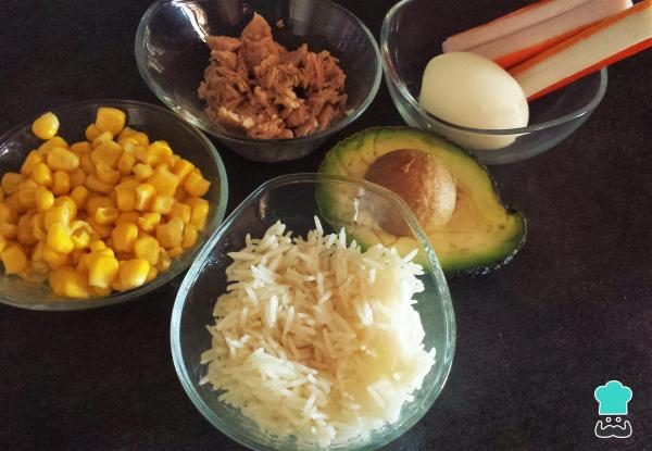 Recette Salade de riz, thon et avocat - Étape 1