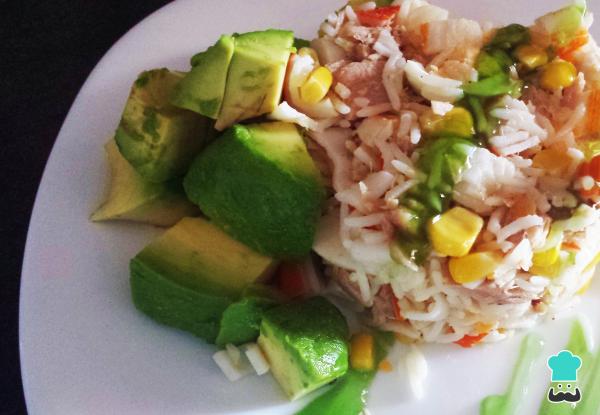 Recette Salade de riz, thon et avocat - Étape 7