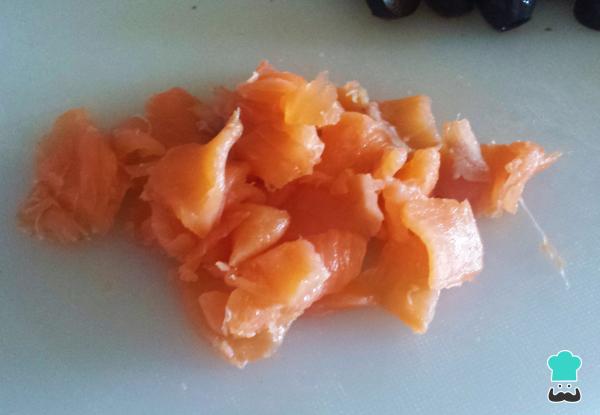 Recette de Salade de Pâtes au Saumon Fumé et au Thon - Étape 3