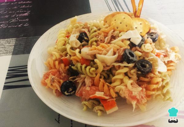 Recette de Salade de Pâtes au Saumon Fumé et au Thon - Étape 6
