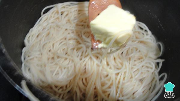Recette Spaghetti à la sauce blanche - Étape 4