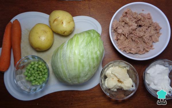 Recette de Salade de thon à la crème - Étape 1