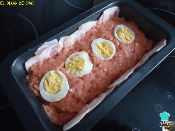 Recette d'omelette au pain de viande et aux pommes de terre - Étape 4