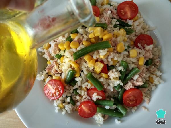 Recette de Salade de riz aux haricots verts - Étape 6