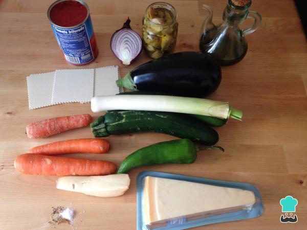 Recette Lasagnes de légumes au fromage frais - Étape 1