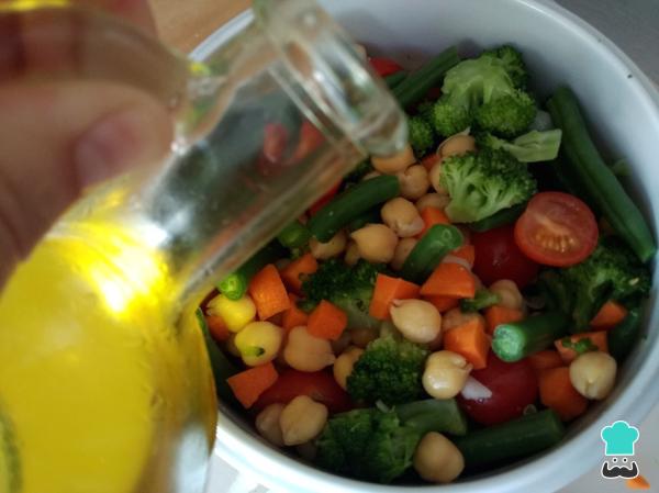 Recette de salade de pois chiches végétalienne - Étape 6
