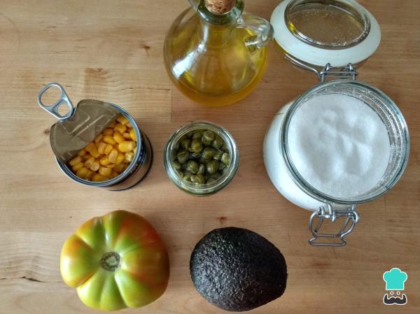 Recette de salade de tomates et câpres - Étape 1