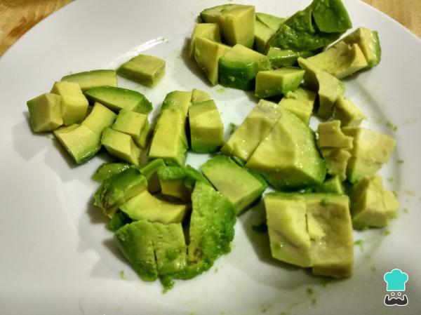 Recette de Salade de Saumon et Mangue - Étape 3