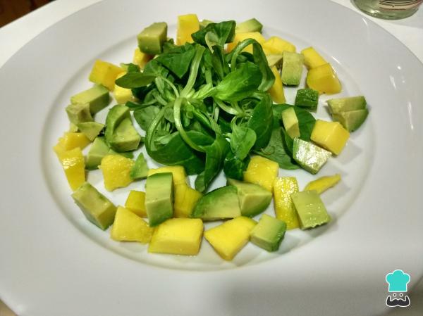 Recette de Salade de Saumon et Mangue - Étape 4